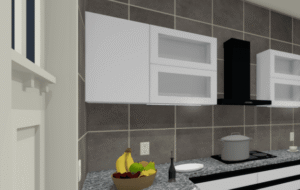 L shape modular kitchen design in Patna